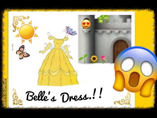 Belle Disney Princess Beauty And The Beast Crochet Dress | TUTORIAL | Tejiendo Con Erica