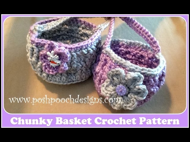 Chunky Basket Crochet Pattern