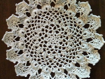 Crochet Doily - Medium Size Doily Easy Pattern