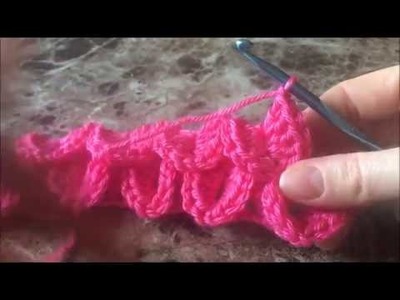 CROCHET: how to crochet a crocodile stitch