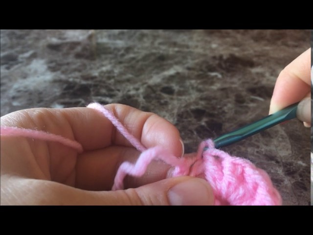 CROCHET:  how to crochet a shell stitch