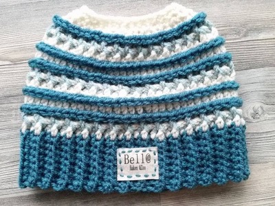 Crochet Katniss Messy Bun Hat 3 Colors