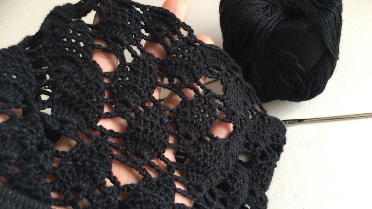 Crochet Pattern - Spider Crochet Stitch Crochet Top