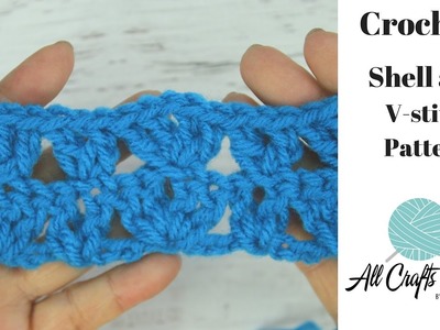 Crochet Shell and V Stitch Pattern