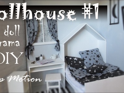 DIY: Dollhouse#1 How to make room for doll + Stop Motion Pullip