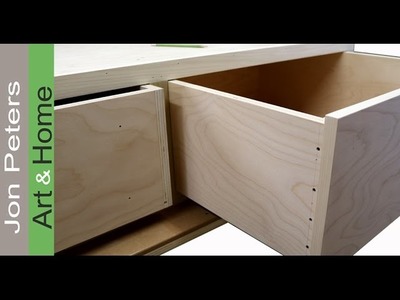 How to Build Plywood Drawers With Screws