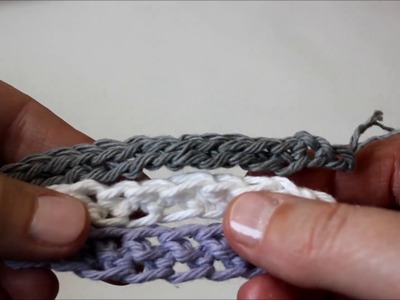 How to crochet a new technique a chainless foundation chain (2)