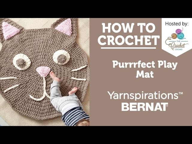 How to Crochet a Rug: Purrrrfect Cat Play Rug