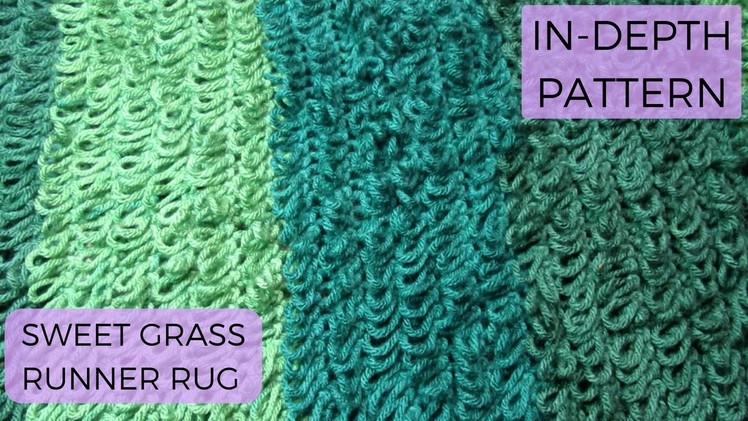 How to Crochet for Beginners: "Sweet Grass" Spring Runner
