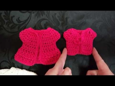 How to crochet my teeny tiny cardigans and history of Omphalos stones