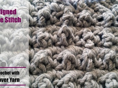 How to crochet the Aligned Cobble Stitch