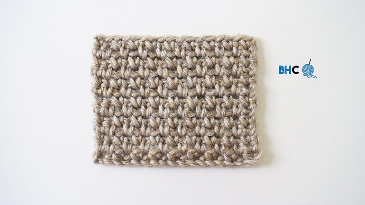 How to Crochet the Moss Stitch (Granite Stitch & Linen Stitch)