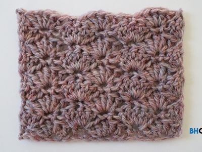How to Crochet the Shell Stitch Left Handed
