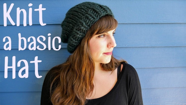 How to Knit a Basic Hat