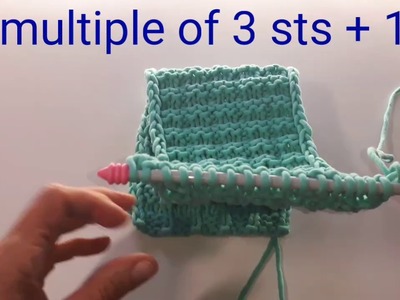 How to knit Broken Rib Stitch Pattern