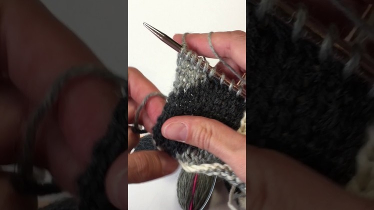 How to knit from left to right