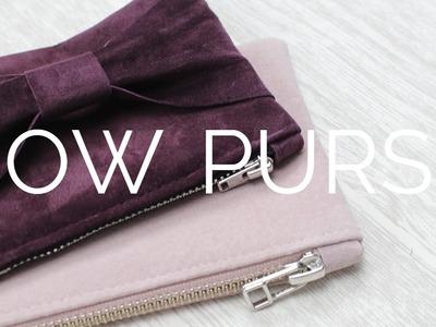 How To: Leather Bow Purse DIY
