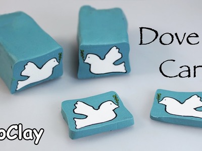 How to make a Dove Cane - Polymer clay tutorial