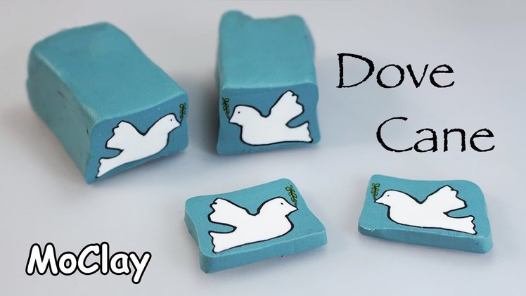 How to make a Dove Cane - Polymer clay tutorial