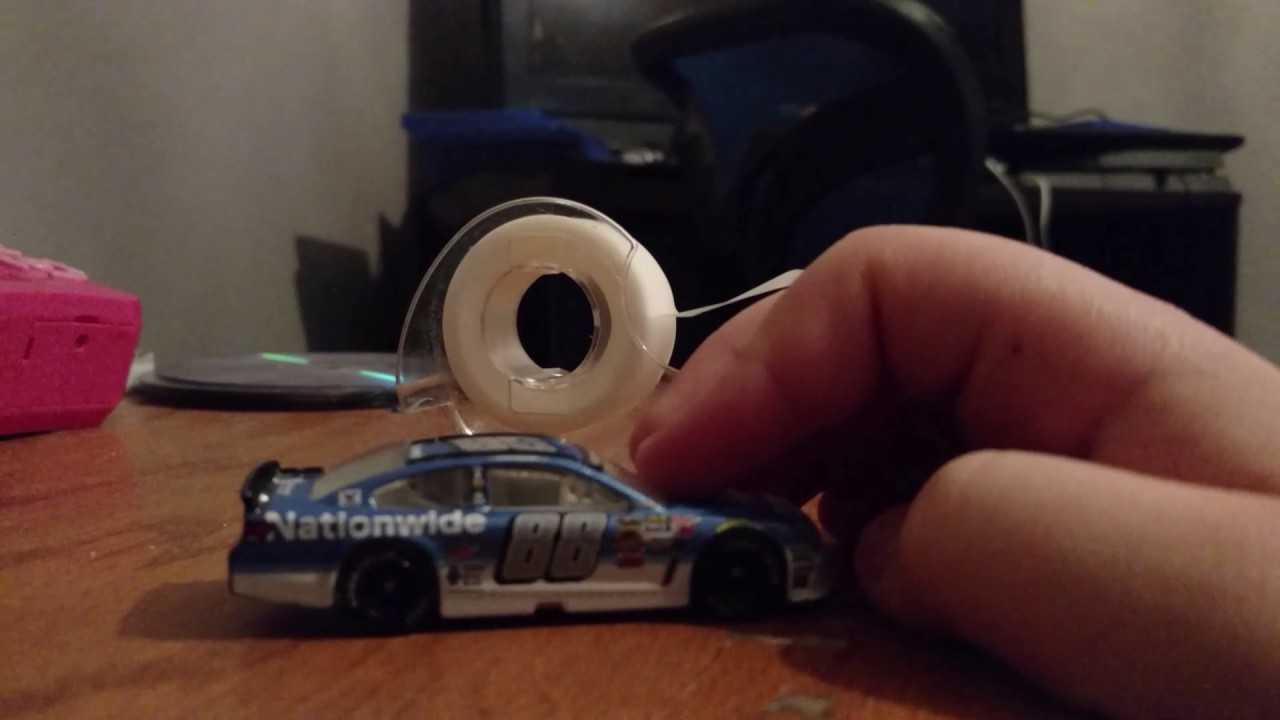 How to make a wrecked NASCAR diecast