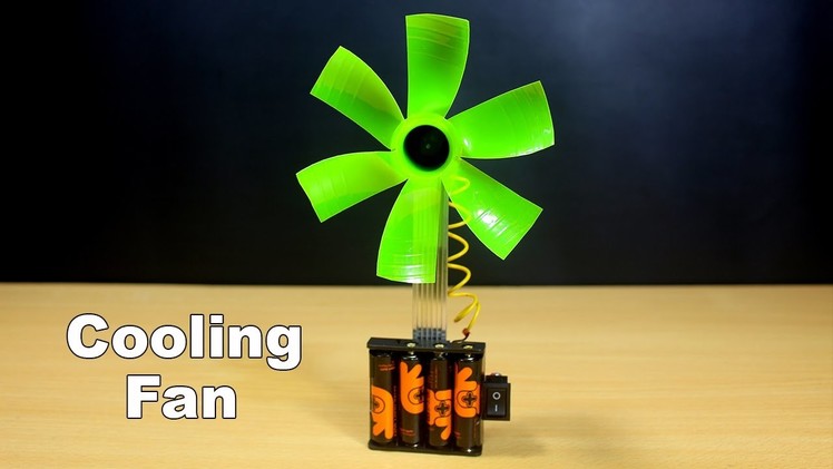 How to Make an Electric Table Fan Using Bottle - Very Simple