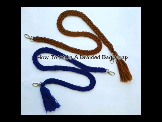 How To Make Braided Bag Strap (Cara Membuat Tali Tas Kepang)