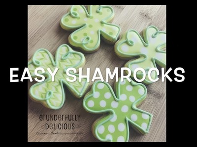 How to Make Easy Shamrock Decorated Cookies