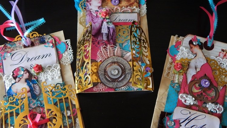 How to Make Layered Journal Tags & Pocket Pages using Spellbinder Dies
