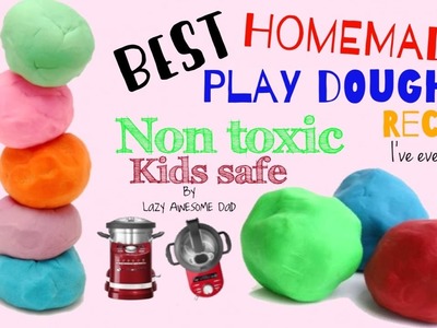 How to make Play Doh DIY Homemade using  KitchenAid ARTISAN cook processor or Thermomix