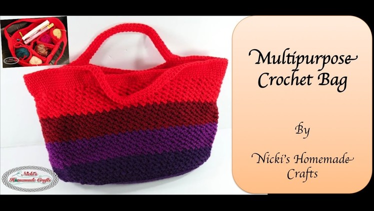 How to make the Multipurpose Crochet Bag
