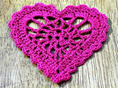 قلب كروشي           coeur crochet