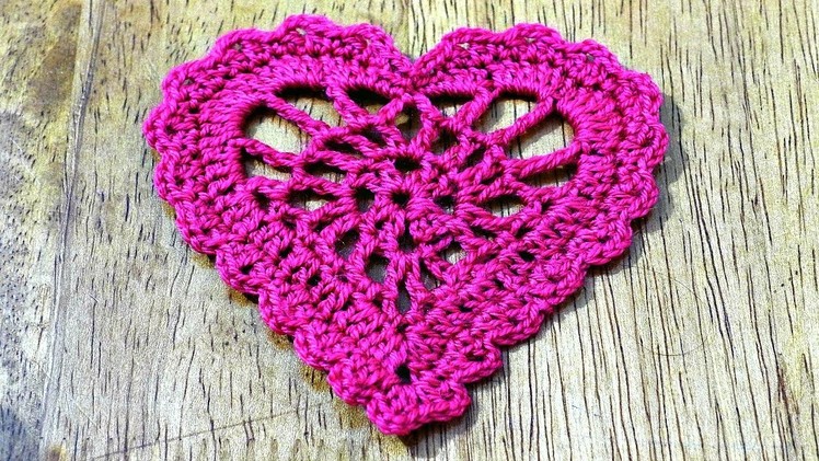 قلب كروشي           coeur crochet