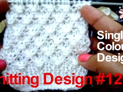 Knitting Design #12 | Single Colour Design | Gents Sweater