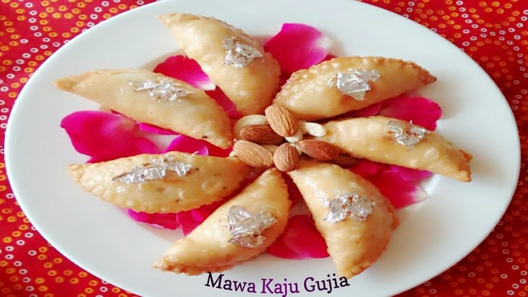 Mawa Kaju Gujiya | How to make Gujiya | Gujiya Recipe