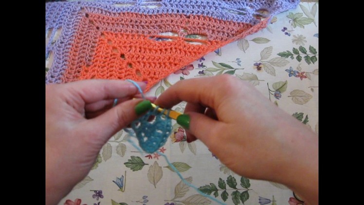 Pine Notes ~ How to Crochet The 3 Tail Dragonfly Motif for scarf or shawl