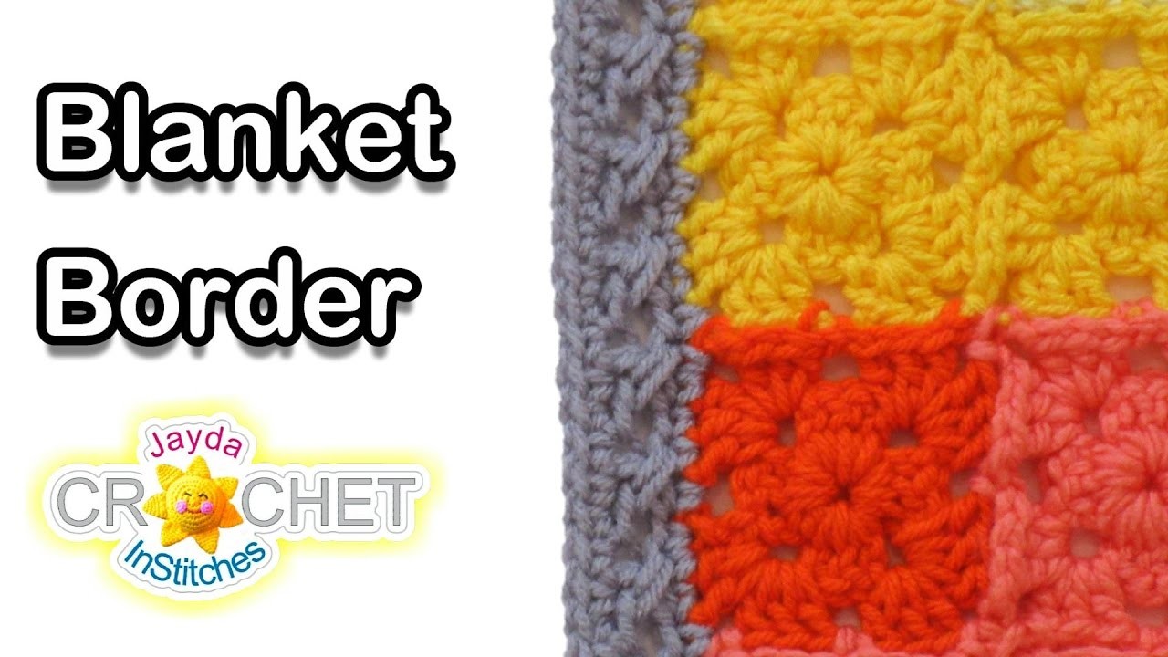 Simple and Elegant Crochet Blanket Border