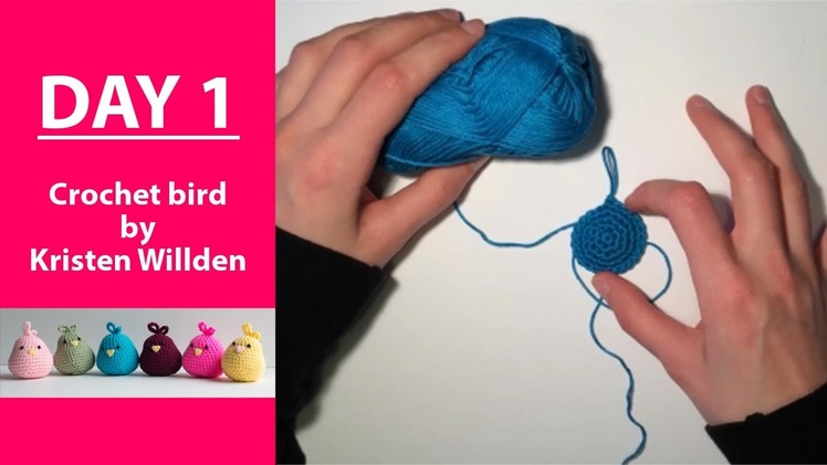 Start 100 days challenge with Crochet Bird || 100DaysOf10MinuteCrochet || Day 1