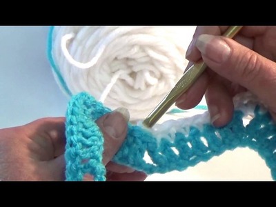 (Stitch Of The Week) How To Crochet - Chevron Ripple Stitch