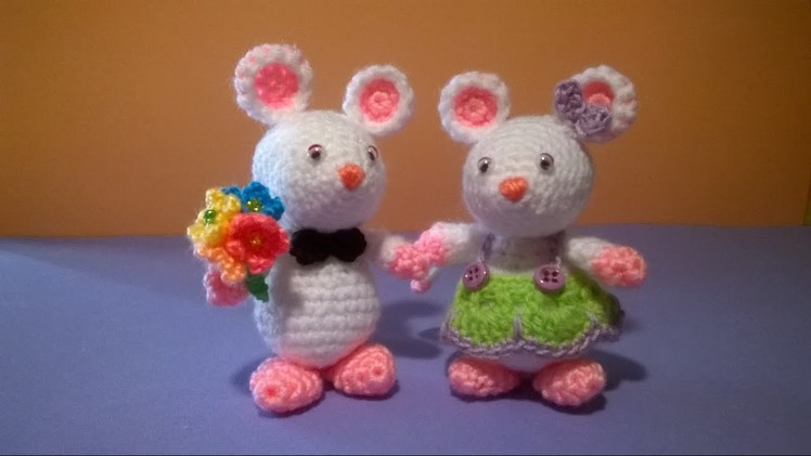 Topolini Uncinetto - Amigurumi Tutorial - Crochet Mouse Pattern