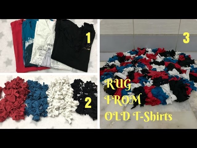 Watch How to Make a Rag Rug Using Old T-Shirts