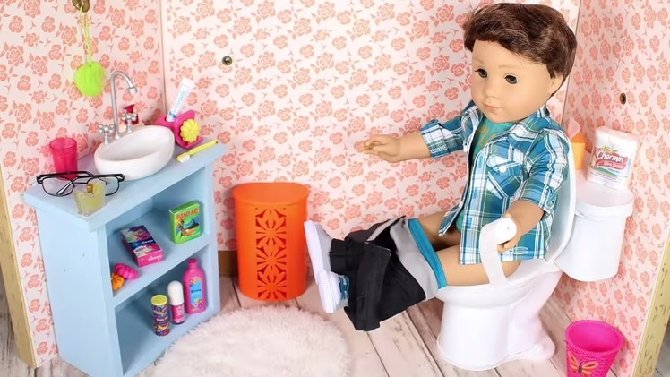 DIY DOLL POTTY | How to make American Girl Doll Toilet