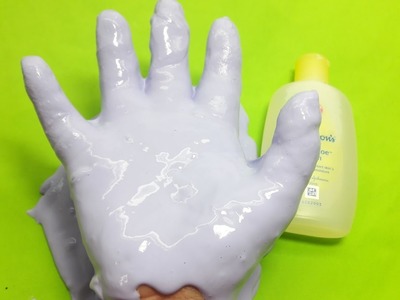 DIY Slime Johnsons Baby , How To Make Slime Johnsons Baby Oil Just salt water !!!