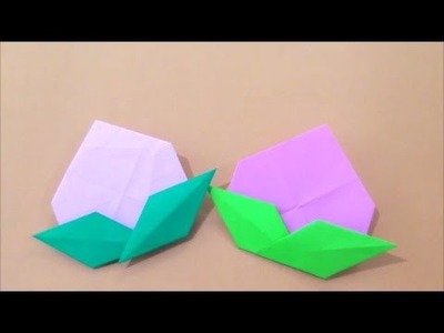 Easy Origami how to Make Fruit Peach 简单手工折纸 水果桃子  簡単折り紙  フルーツ  ももです