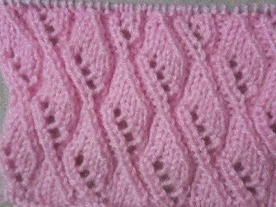 Easy Single Color Knitting Pattern No.39|Hindi