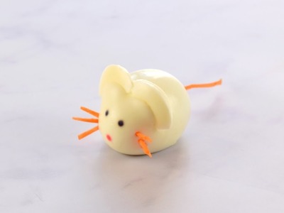 Fun Food Tutorial: How to Make a Boiled Egg Mouse