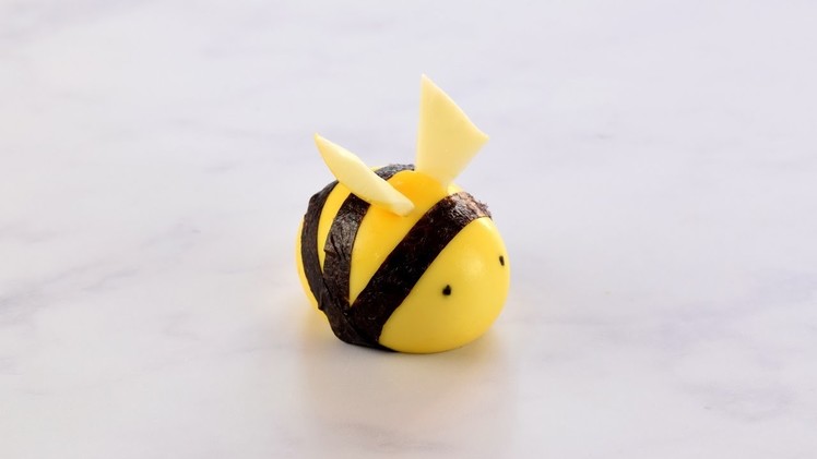Fun Food Tutorial: How to Make a Boiled Egg Bee