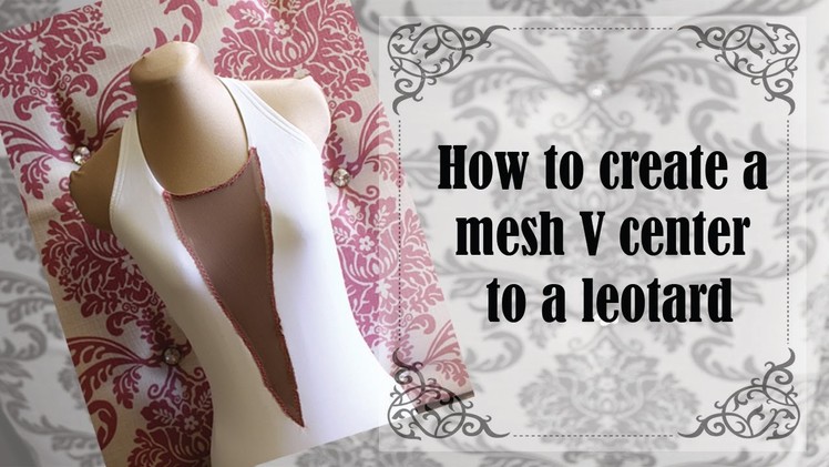 How To Create A Mesh V Center To  A Leotard