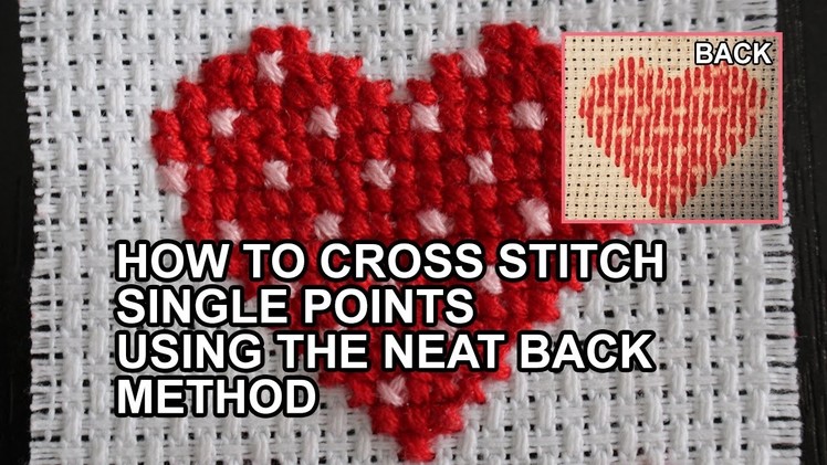 How to Cross Stitch Single Colours | Threads & Crafts