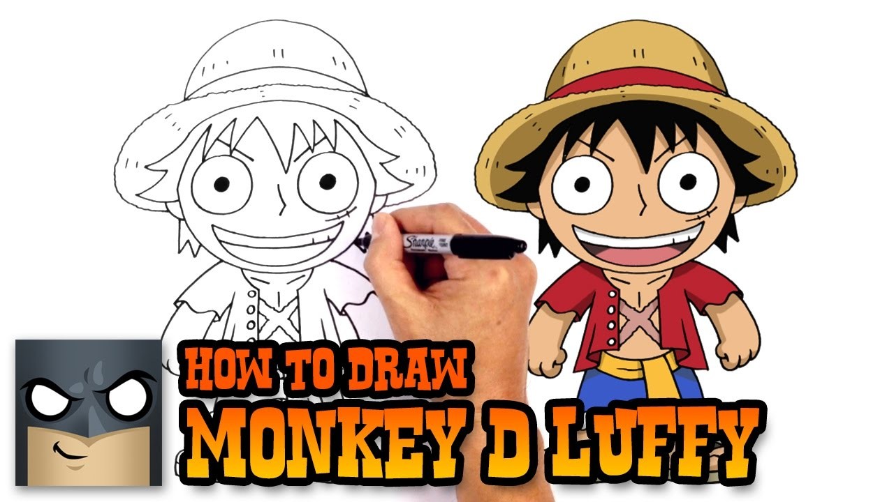 How To Draw Monkey D Luffy One Piece