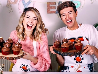 How To: Easter Chocolate Cupcakes With Mark | Zoella